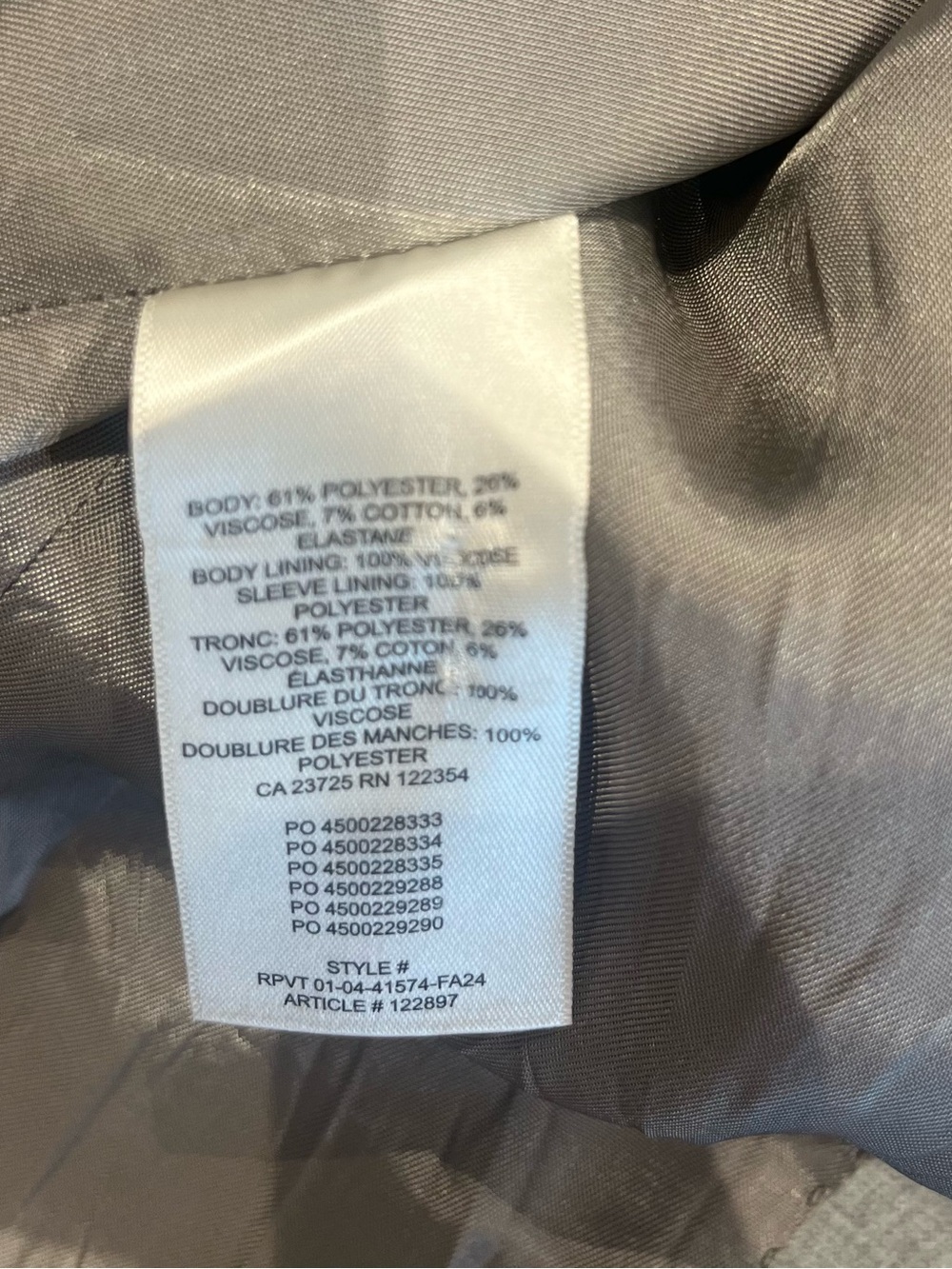 Babaton Producer Blazer-Heather Grey - Picture 8 of 8